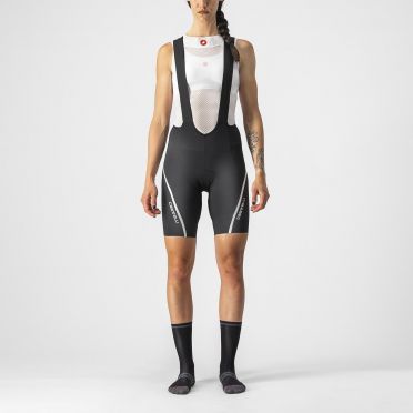 Castelli Velocissima 3 bibshort zwart/zilver dames 