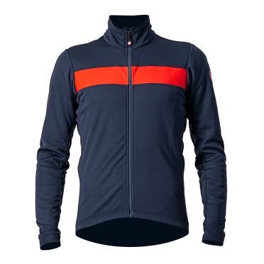 Castelli Raddoppia 3 fietsjack savile blauw heren 