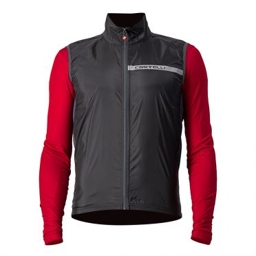 Castelli Squadra stretch mouwloos vest zwart heren 