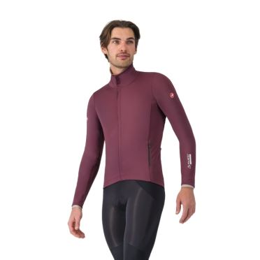 Castelli Alpha 150 fietsjack deep bordeaux/clay heren 