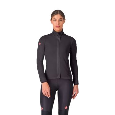 Castelli Alpha 150 W jacket lange mouw light black dames 