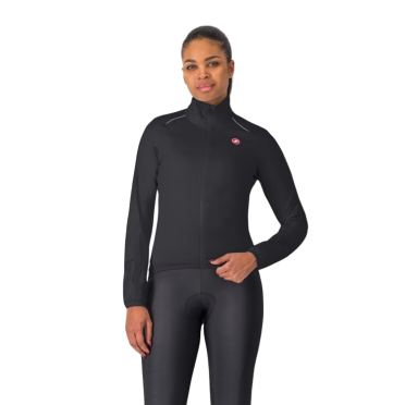 Castelli Emergency 3 W Rain Jacket fietsjas lange mouw zwart dames 