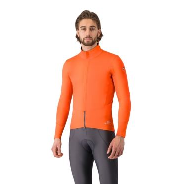 Castelli Perfetto air jacket lange mouw brilliant orange heren 