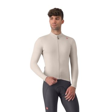 Castelli Espresso thermal jersey lange mouw clay/darkgray heren 