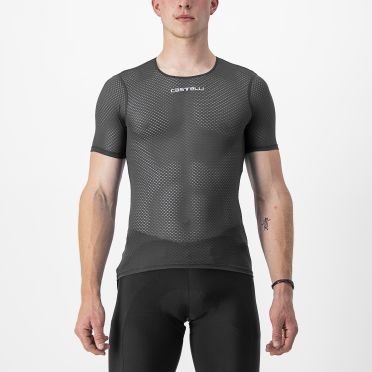 Castelli Pro mesh 2.0 korte mouw ondershirt zwart heren 