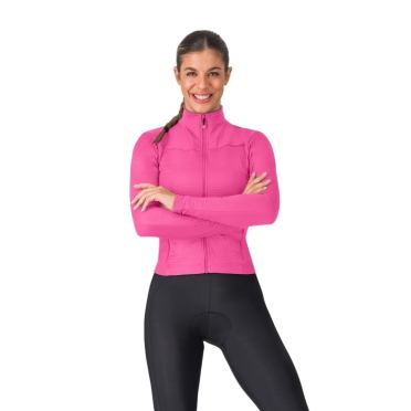 Castelli Sfida 3 fietsshirt lange mouw violet pink dames 