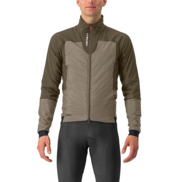 Castelli Fly Thermal lange mouw fietsjack grijs heren 