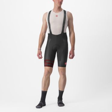 Castelli Free Aero RC Kit bibshort zwart/rood heren 