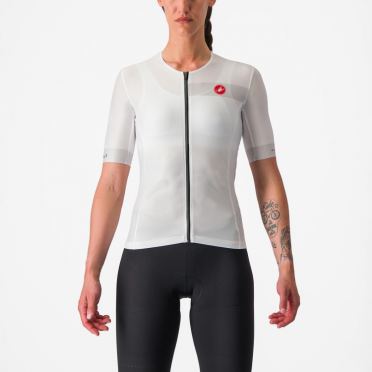 Castelli Free speed 2 W race tri top wit/zwart dames 