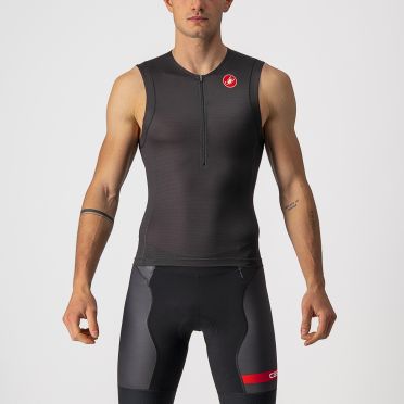 Castelli Free tri 2 mouwloos top zwart heren 