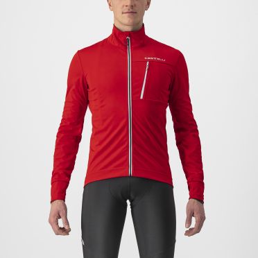 Castelli GO fietsjack rood heren 