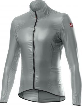 Castelli Aria shell fietsjack zilver heren 