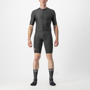 Castelli Sanremo RC speedsuit korte mouw zwart heren 