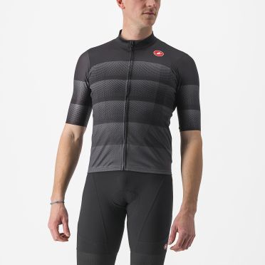 Castelli Livelli korte mouw fietsshirt zwart heren 