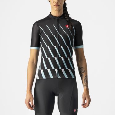 Castelli Pendio fietsshirt korte mouw zwart dames 