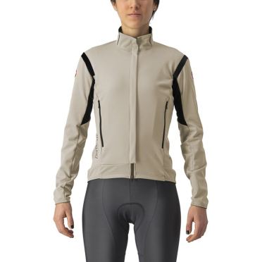 Castelli Perfetto RoS 2 lange mouw fietsjack lichtgrijs dames 