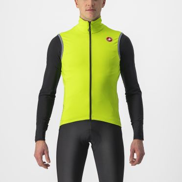 Castelli Perfetto RoS 2 mouwloos fietsvest groen/geel heren 