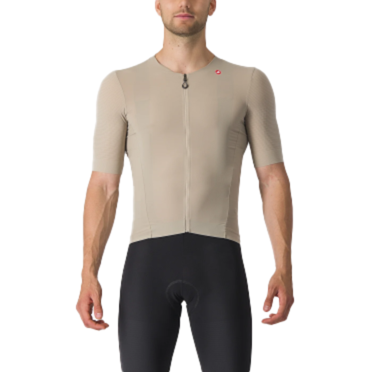 Castelli Premio black fietsshirt korte mouw clay heren 