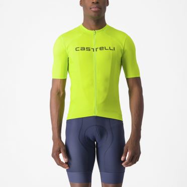 Castelli Prologo Lite fietsshirt korte mouw groen heren 