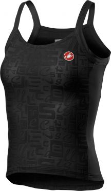 Castelli Promessa Jaquard Bavette SL top zwart dames 