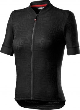 Castelli Promessa Jaquard SS fietsshirt zwart dames 