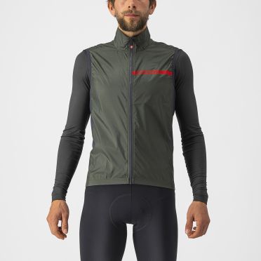 Castelli Squadra stretch mouwloos vest groen heren 