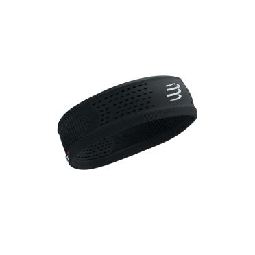 Compressport Hoofdband thin on/off zwart 