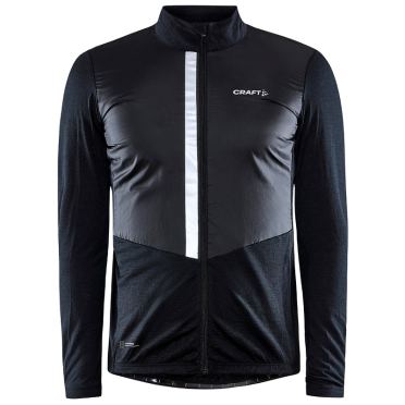 Craft ADV Bike Subz Wool Jersey lange mouw zwart heren 