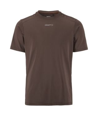 Craft ADV Essence 2 hardloopshirt korte mouw bruin heren 