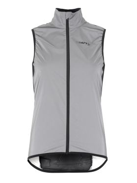 Craft Advanced Essence Lumen Wind fietsvest mouwloos grijs dames 