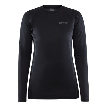 Craft Core warm baselayer shirt lange mouw zwart dames 