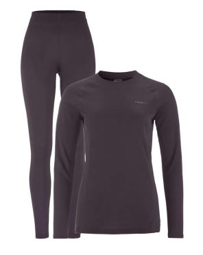 Craft Core Warm thermo onderkleding set paars dames 