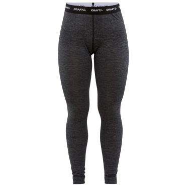 Craft Core Wool Merino lange onderbroek zwart dames 