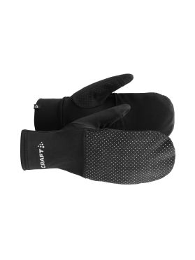 Craft Lumen Fleece Hybrid 2 hardloophandschoenen zwart unisex