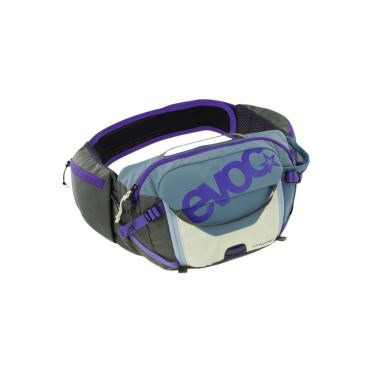 Evoc Hip Pack Pro 3L + 1,5L Hydration Bladder heuptas Steel/Violet/Olive 