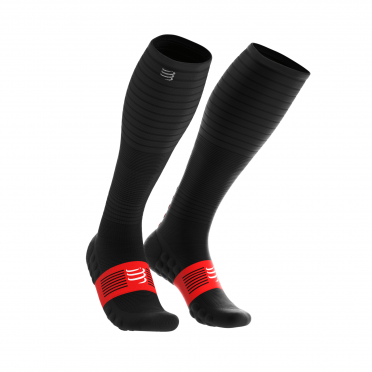 Compressport Full socks oxygen compressiesokken zwart 