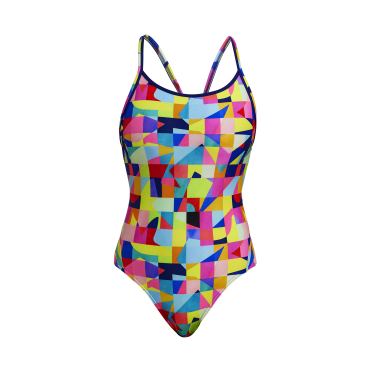 Funkita On The Grid diamond back badpak dames 