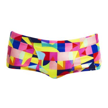 Funky Trunks On The Grid Classic Trunk zwembroek heren 