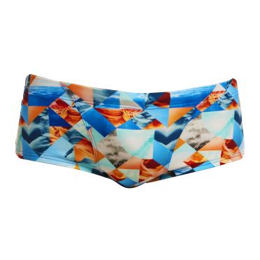 Funky Trunks Smashed Wave Classic Trunk zwembroek heren 
