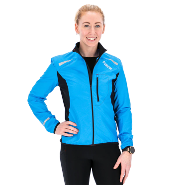 Fusion S1 Run Jacket blauw dames 