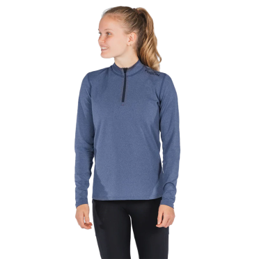 Fusion C3 Zip Neck blauw dames 