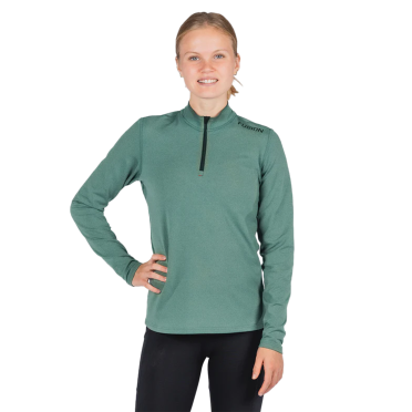 Fusion C3 Zip Neck groen dames 