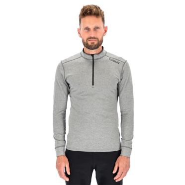 Fusion C3 Zip Neck lichtgrijs heren 