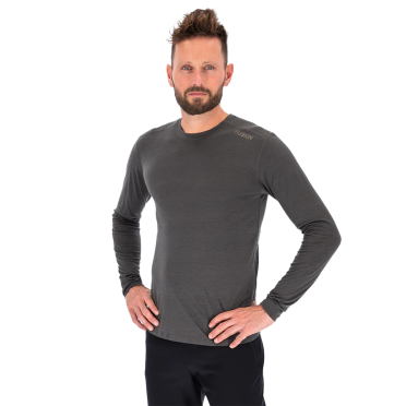 Fusion Merino 150 LS Shirt grijs heren 