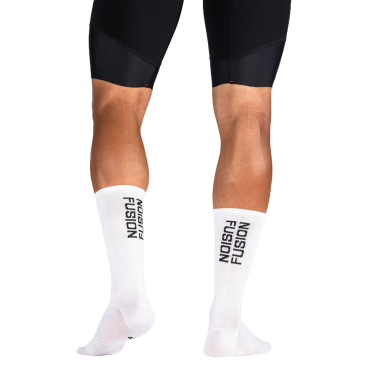 Fusion Cycling Socks wit Unisex 