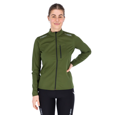 Fusion S2 Run Jacket groen dames 