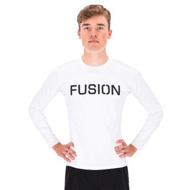 Fusion SLi LS shirt wit/zwart heren 
