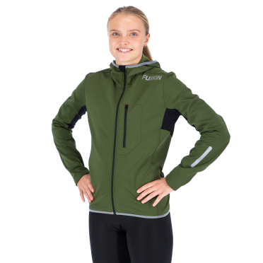 Fusion Commuter Cycling Jacket groen Unisex 