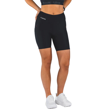 Fusion Short Gym Tights zwart dames 