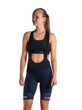 Fusion C3 Bib Shorts donkerblauw dames